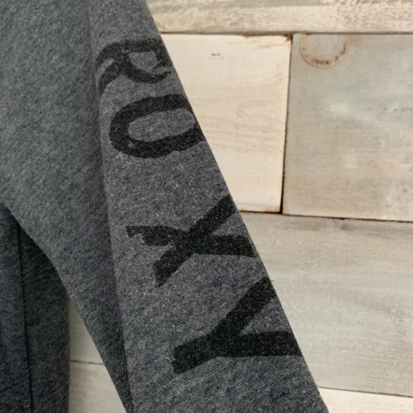 Roxy | Women’s M | Dark Gray Heathered Crewneck Sweatshirt - Picture 2 of 5